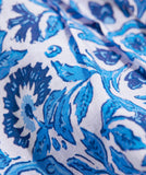 Vineyard Vines Women's Scarf Print Pintuck Top - Blue Katama Tile