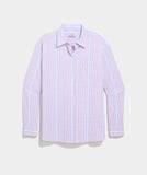 Vineyard Vines Women's Harbor Relaxed Button-Down - Drew Stripe RWB
