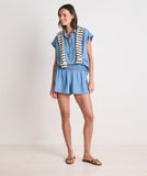 Vineyard Vines Women's Margo Chambray Top - Blue Mirage