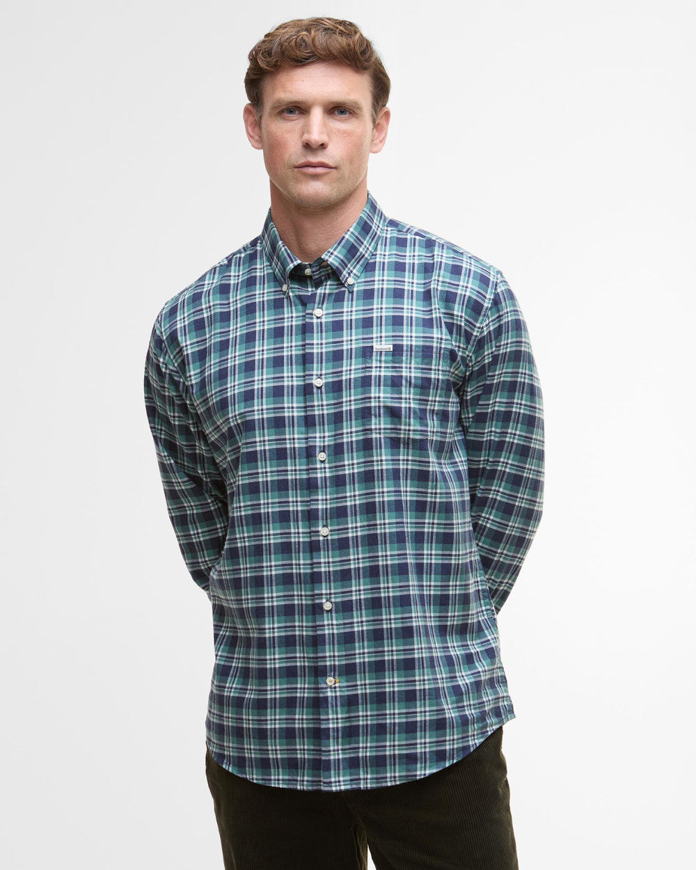 Barbour Turville Shirt - Mallard Green