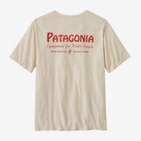Patagonia Men's Water People Organic Pocket T-Shirt - Water People Banner: Undyed Natural