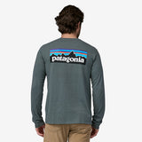 Patagonia Men's Long-Sleeved P-6 Logo Responsibili-Tee® - Nouveau Green