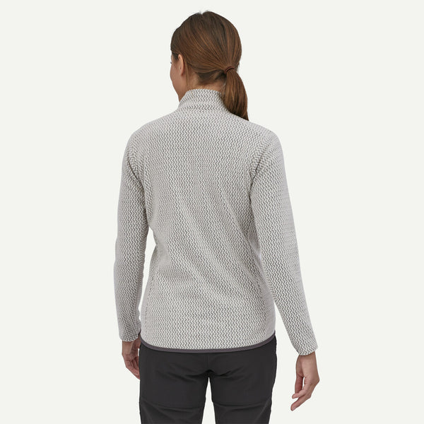 Patagonia Women's R1® Air Zip-Neck - Wool White | Krizia Martin