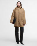 Barbour Women's Clementine Wool Scarf Coat - Camel