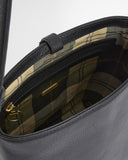 Barbour Cedar Leather Bucket Bag - Black