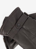 Barbour Burnished Leather Thinsulate Gloves - Dark Brown