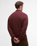 Barbour Kelson Half-Zip Jumper - Fired Brick