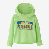 Patagonia Baby Capilene® Silkweight UPF Hoody - Dancing Dawn: Salamander Green