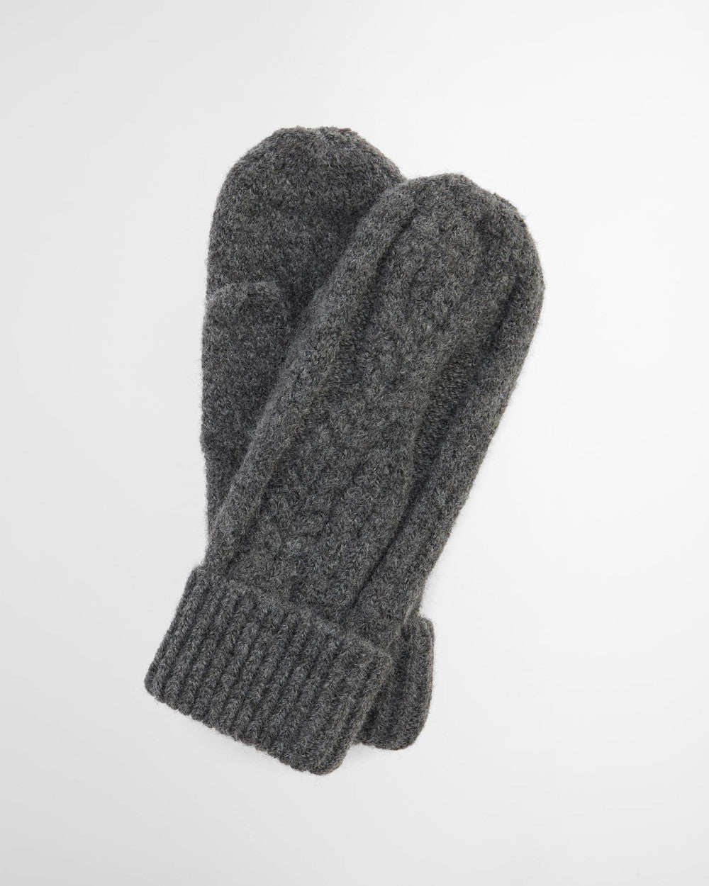 Barbour Elsdon Knitted Mittens - Grey