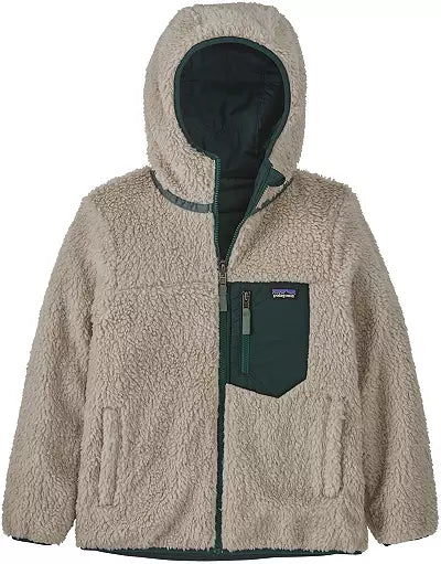 Patagonia Kids' Reversible Ready Freddy Hoody - Northern Green Patagonia Kids' Reversible Ready Freddy Hoody - Northern Green