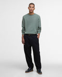 Barbour Men's Pima Cotton Crew Neck Jumper - Thyme