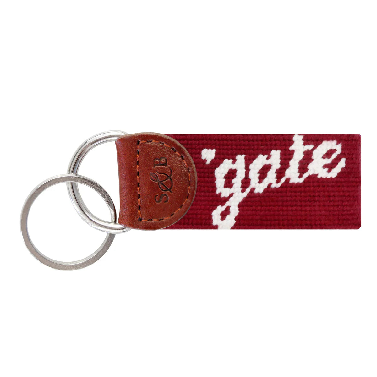 Smathers & Branson Colgate gate Key Fob - Garnet