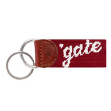 Smathers & Branson Colgate gate Key Fob - Garnet