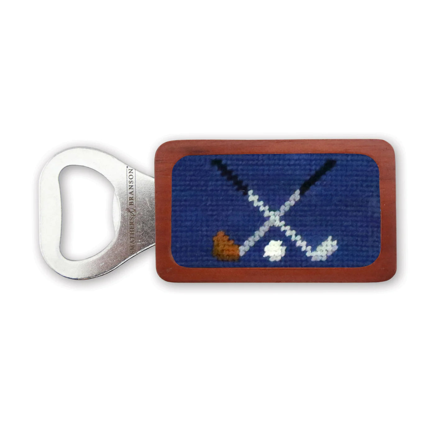 Smathers & Branson Crossed Clubs Bottle Opener - Classic Navy