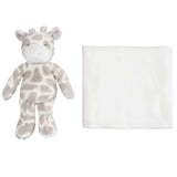 Elegant Baby Giraffe Bedtime Huggie Plush Toy - Gray
