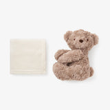 Elegant Baby Swirl Bear Naptime Huggie Plush Toy - Brown