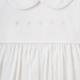 Elegant Baby Girls' Gown & Bonnet Christening Gift Set- White