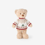Elegant Baby Christmas Bear with Gift Box