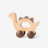 Elegant Baby Wooden Push Toy Dinosaur