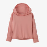 Patagonia Baby Capilene® Silkweight UPF Hoody - Fitz Script: Sunfade Pink
