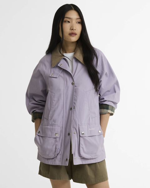 Barbour レディース38 Barbour Women's Modern Beadnell Casual Jacket - Heather Mist
