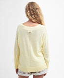 Barbour Women's Annie V-Neck Jumper - Lemon Souffle