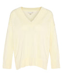 Barbour Women's Annie V-Neck Jumper - Lemon Souffle