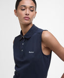 Barbour Women's Bowford Sleeveless Polo Shirt - Classic Navy