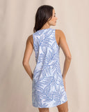 Southern Tide Women's Ainslee Blue Palms Printed Dress - Blue Lolite