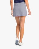 Southern Tide Women's Aveiro Skip Stripe Performance Skort - Nautical Navy