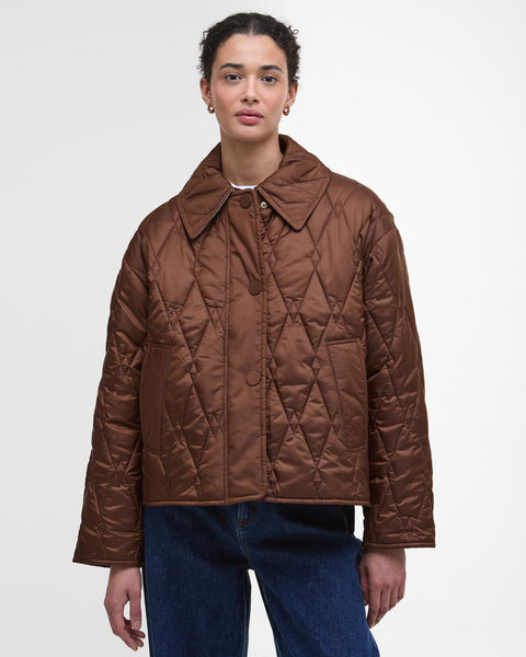Barbour Women's Bernadette Quilted Jacket - Vicuna | Krizia Martin