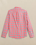 Southern Tide Boys Beachrock Plaid Skipjack Sport Shirt - Snapper