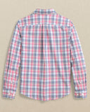 Southern Tide Boys Emerald Shores Coastal Passage Sport Shirt - Bubblegum