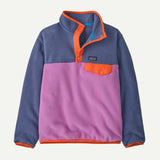 Patagonia Kids' Lightweight Synchilla® Snap-T® Fleece Pullover - Brisk Purple