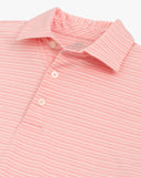 Southern Tide Men's brrr°®-eeze Bowen Stripe Performance Polo Shirt - Rose Blush