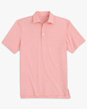Southern Tide Men's brrr°®-eeze Bowen Stripe Performance Polo Shirt - Rose Blush
