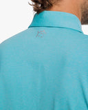Southern Tide Men's brrr°®-eeze Heather Performance Polo Shirt - Heather Tidal Wave