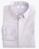 Southern Tide Men's brrr°® Skycrest Plaid Intercoastal Sport Shirt - Orchid Petal