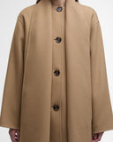 Barbour Women's Clementine Wool Scarf Coat - Camel