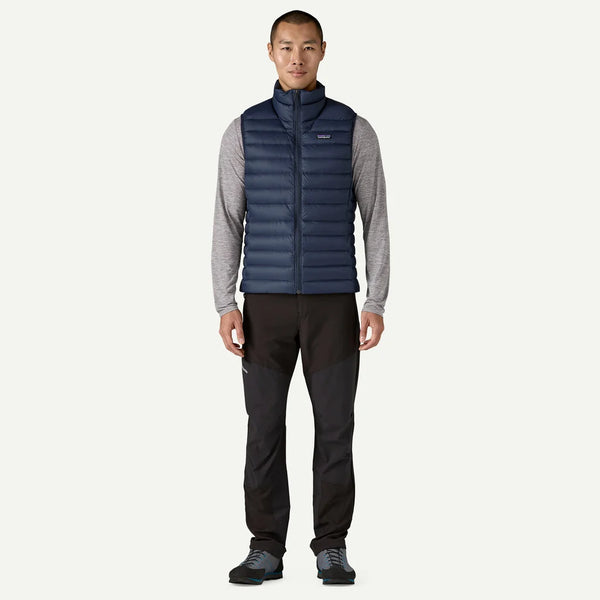 Patagonia Men's Down Sweater Vest - Navy Blue | Krizia Martin