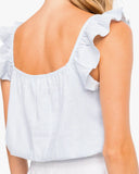 Southern Tide Women's Darcie Skip Stripe Top - Sky Blue