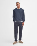 Barbour Men's Pima Cotton Crew Neck Jumper - Classic Navy