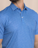 Southern Tide Men's Driver Make It Snappy Polo - Blue Lolite