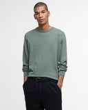 Barbour Men's Pima Cotton Crew Neck Jumper - Thyme