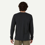 Patagonia Men's Long-Sleeved '73 Text Logo Responsibili-Tee® - Marlow Brown