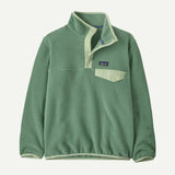 Patagonia Kids' Lightweight Synchilla® Snap-T® Fleece Pullover - Ellwood Green