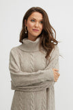 Emproved Cable Knit Sweater Dress - Oat
