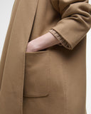 Barbour Women's Clementine Wool Scarf Coat - Camel