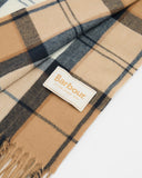 Barbour Hailes Tartan Scarf - Hessian Navy Tartan