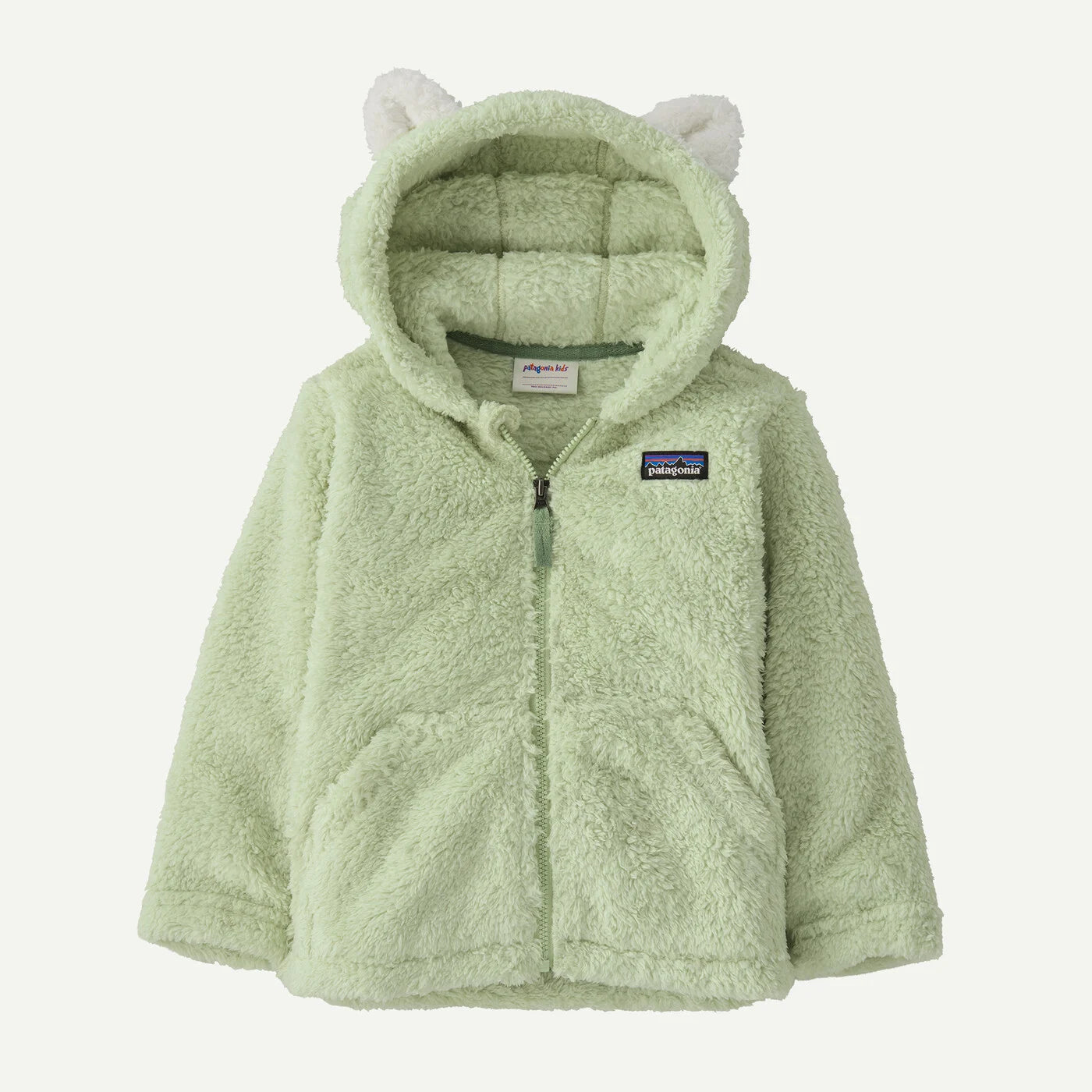 Patagonia Baby Furry Friends Fleece Hoody - Lichen Green